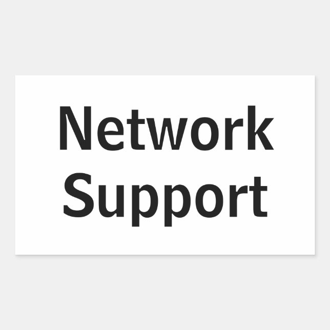 Adesivo  network Support Rechteckiger Aufkleber (Vorderseite)