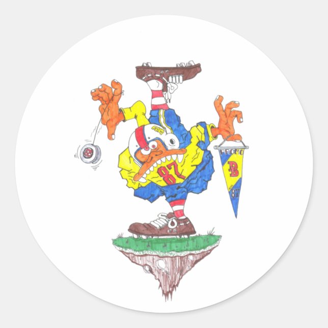 Adesivo promo 87 runder aufkleber (Vorderseite)