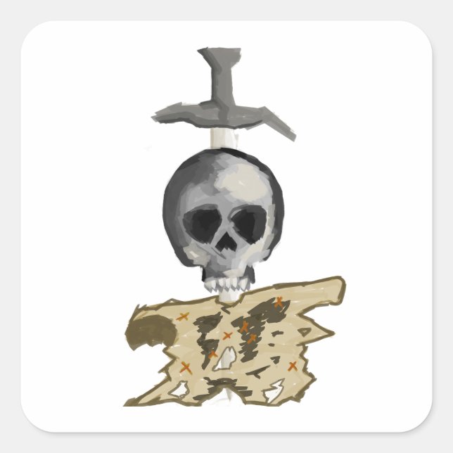 Adesivo  quadratischer aufkleber (Vorderseite)