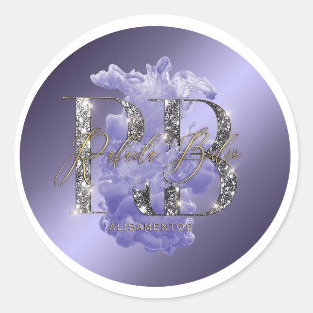 Adesivo redondo  runder aufkleber (Vorderseite)