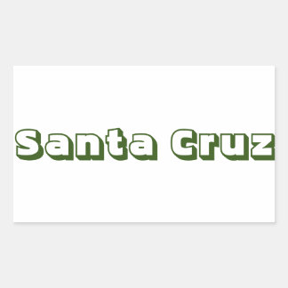 Adesivo Santa Cruz Rechteckiger Aufkleber