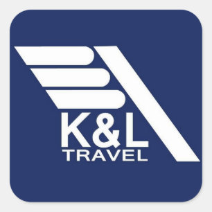 adesivos K&L Travel Quadratischer Aufkleber