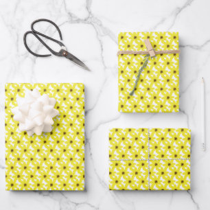 Adey Abeba Äthiopisches Blume Muster Geschenkpapier Set
