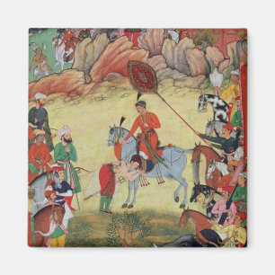 Adham Khan, der Akbar Ehrerbietung bei Sarangpur, Magnet