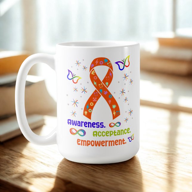 ADHD Advocacy Ribbon Kaffeetasse (Von Creator hochgeladen)