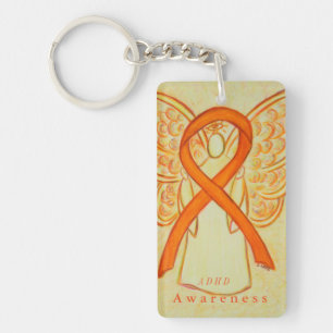 ADHD Angel Awareness Ribbon Schlüsselanhänger