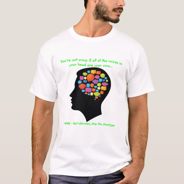 ADHD äußert Bewusstseins-T - Shirt (Vorderseite)
