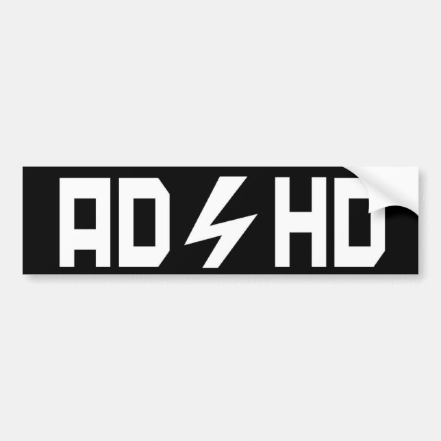 ADHD AUTOAUFKLEBER (Vorne)