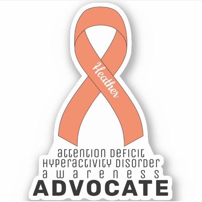ADHD Awareness Advocate Vinyl Sticker (Vorderseite)