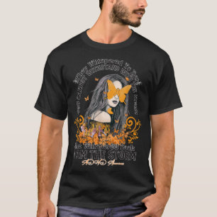 ADHD Awareness i m the storm Girl Schmetterling Ba T-Shirt