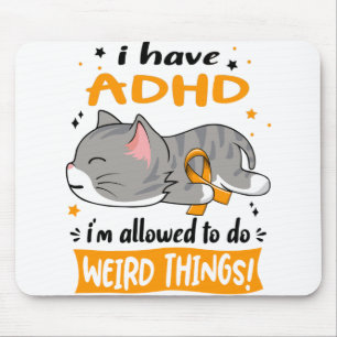 ADHD Awareness Month Ribbon Geschenke Mousepad