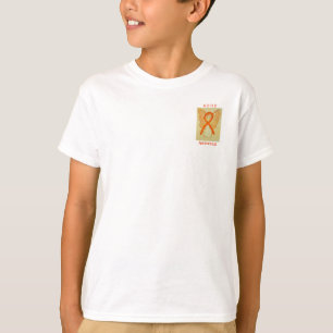 ADHD Awareness Orange Ribbon Custom Angel T-Shirt