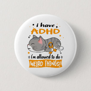 ADHD Awareness Support ADHD Geschenke Button