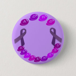 ADHD Bewusstseinsknopf (kundengerecht) Button