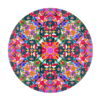 ADHD Dopamin Boost Positivitätspattern farbenfroh Schneidebrett