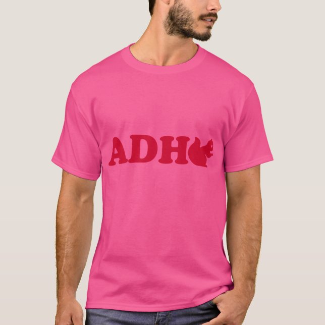ADHD-Eichhörnchen T-Shirt (Vorderseite)