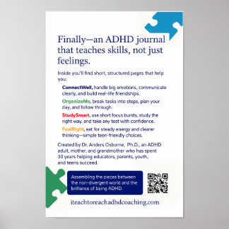  Adhd front cover 10 x 15 Poster