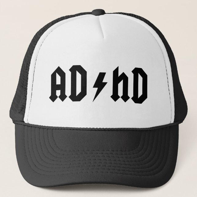 ADHD Hut Truckerkappe (Vorderseite)
