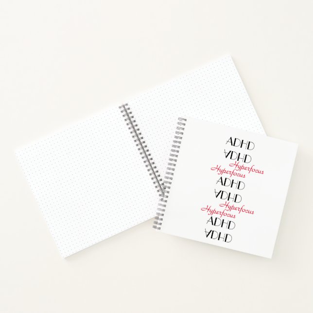 ADHD Hyperfocus-Bullet-Journal Notizbuch (Innenseite)