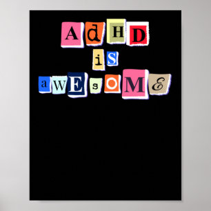 Adhd ist ein Phantastisches Zitat, das Aspie Ne fe Poster