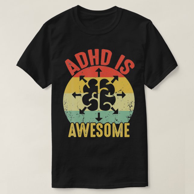 adhd ist für Kinder phantastisch T-Shirt (Design vorne)