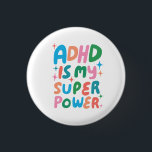 ADHD ist meine Superpower Fun Bubble Letters bunt Button<br><div class="desc">Handgefertigte Knopfkunst für Sie! Passen Sie mit Ihrem eigenen Text an oder ändern Sie die Farben. Karo meinen Shop für viel mehr Farben und Designs oder lass mir wissen,  wenn Sie etwas Sonderanfertigungen wollen!</div>