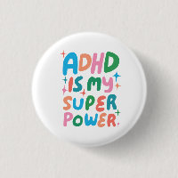 ADHD ist meine Superpower Fun Bubble Letters bunt