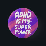 ADHD ist meine Superpower Fun Bubble Letters bunt Button<br><div class="desc">Handgefertigte Knopfkunst für Sie! Passen Sie mit Ihrem eigenen Text an oder ändern Sie die Farben. Karo meinen Shop für viel mehr Farben und Designs oder lass mir wissen,  wenn Sie etwas Sonderanfertigungen wollen!</div>