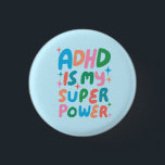 ADHD ist meine Superpower Fun Bubble Letters bunt Button<br><div class="desc">Handgefertigte Knopfkunst für Sie! Passen Sie mit Ihrem eigenen Text an oder ändern Sie die Farben. Karo meinen Shop für viel mehr Farben und Designs oder lass mir wissen,  wenn Sie etwas Sonderanfertigungen wollen!</div>