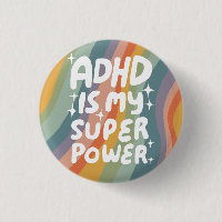 ADHD ist meine Superpower Fun Bubble Letters bunt