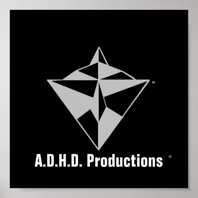 adhd Logo POSTER! Poster (Vorne)