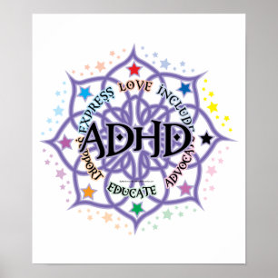 ADHD Lotus Stammes- Poster