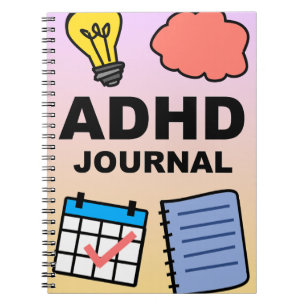 ADHD Notebook Journal - Fokus, Track & Reflect Notizblock