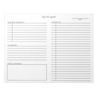 ADHD-To-Do-Notepad Notizblock