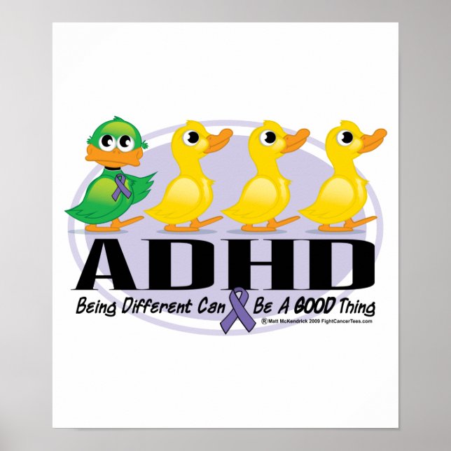 ADHD Ugly Duckling Poster (Vorne)