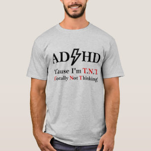 ADHD und Rock Musik. T-Shirt