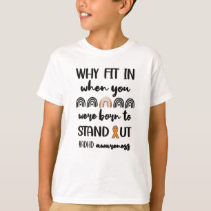 ADHD Warrior Aufmerksamkeitsdefizit Störung Bewus T-Shirt