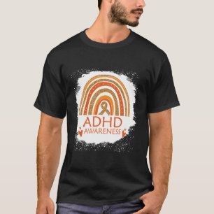 Adheness gebleicht Rainbow Orange Ribbon Men T-Shirt