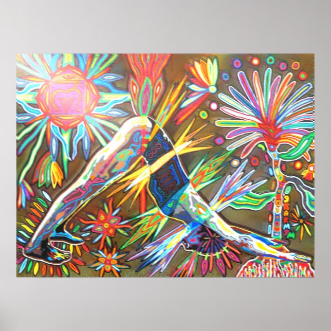 adho mukha svanasana 2010 digital poster (Vorne)