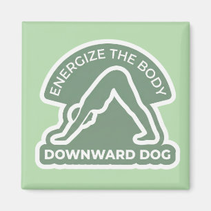 Adho Mukha Svanasana nach unten gerichteter Hund Magnet