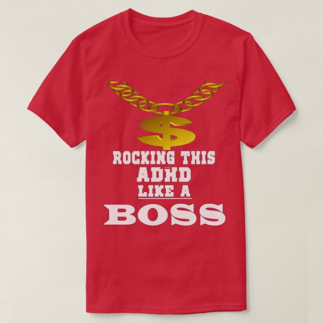 ADHS Aufmerksamkeitsdefizit Hyperaktivität Dia T-Shirt (Design vorne)