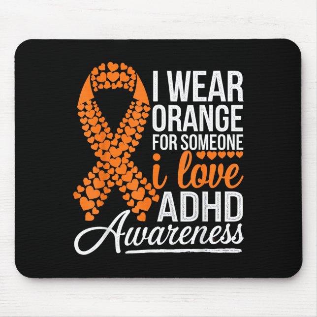 ADHS-Bewusstseinsmonat ADHS Umarme Neurodiversität Mousepad (Vorne)