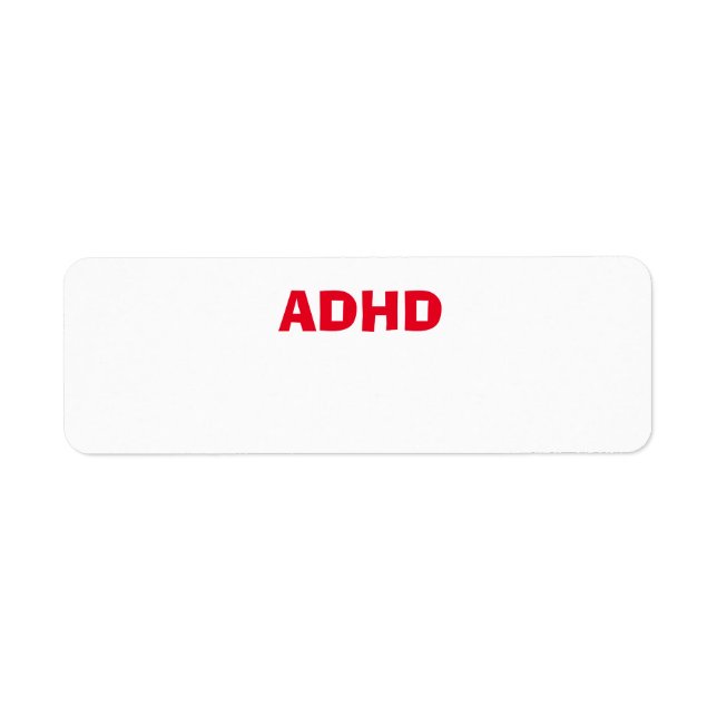 ADHS-Gesundheitsprobleme (Vorne)