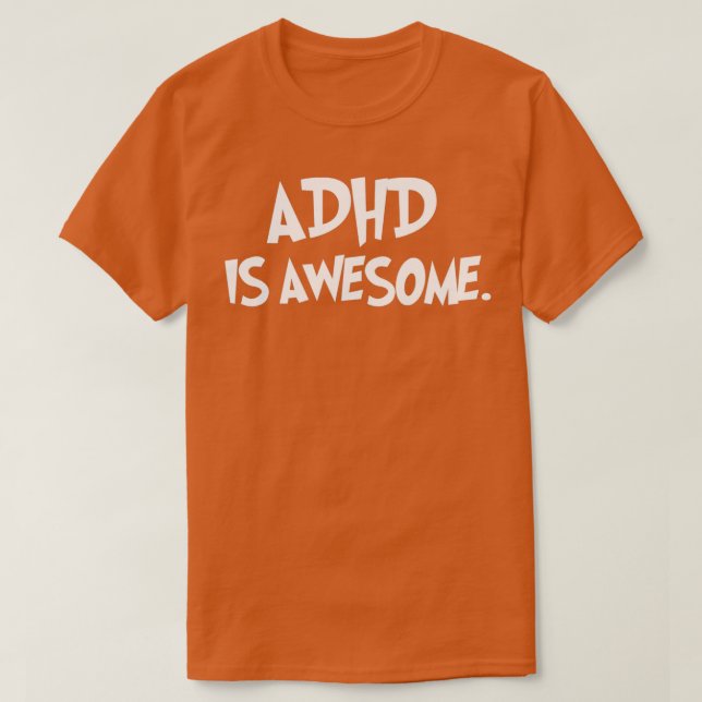 ADHS ist mein Superpower Phantastisch Super Cool T-Shirt (Design vorne)