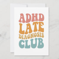 ADHS Spätdiagnose Club Funny Neurodiversity-Gesche