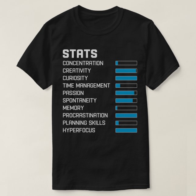 ADHS-Status T-Shirt (Design vorne)