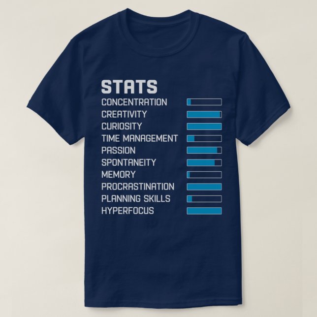 ADHS-Status T-Shirt (Design vorne)