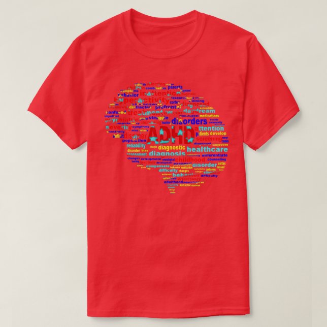 ADHS Superpower Brain 2 T-Shirt (Design vorne)