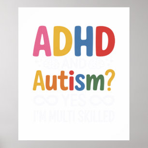 ADHS und Autismus Ja, ich bin vielseitig Poster