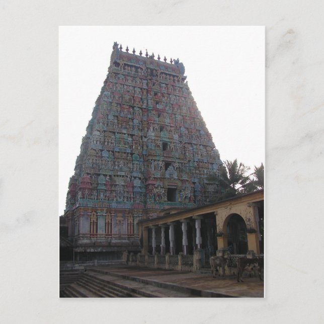 Adi Kumbeswarar Temple Postkarte (Vorderseite)